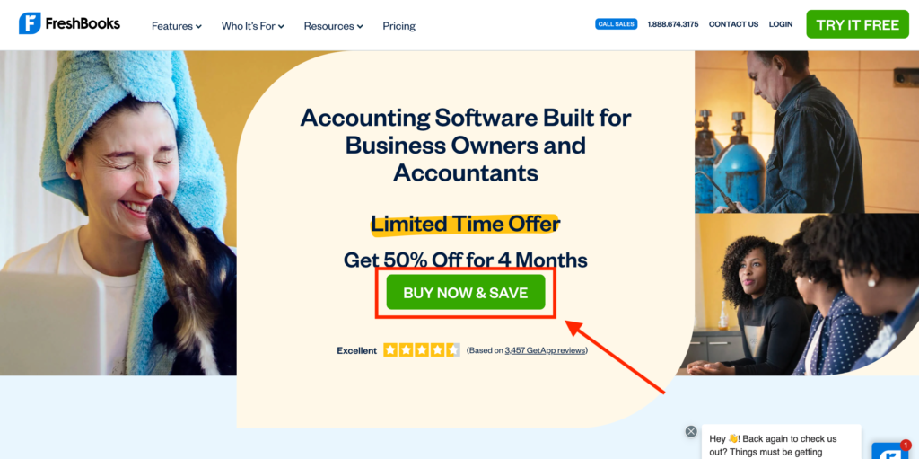 FreshBooks Home